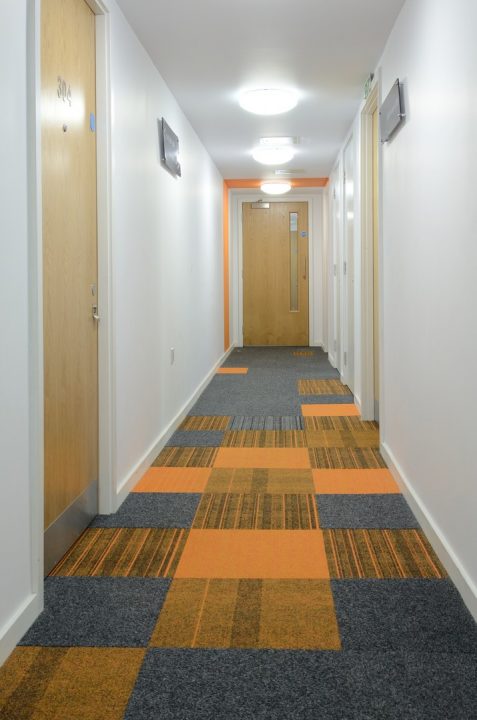 Ercom Burmatex podne obloge Downing Student Accommodation Glasgow - SB 21